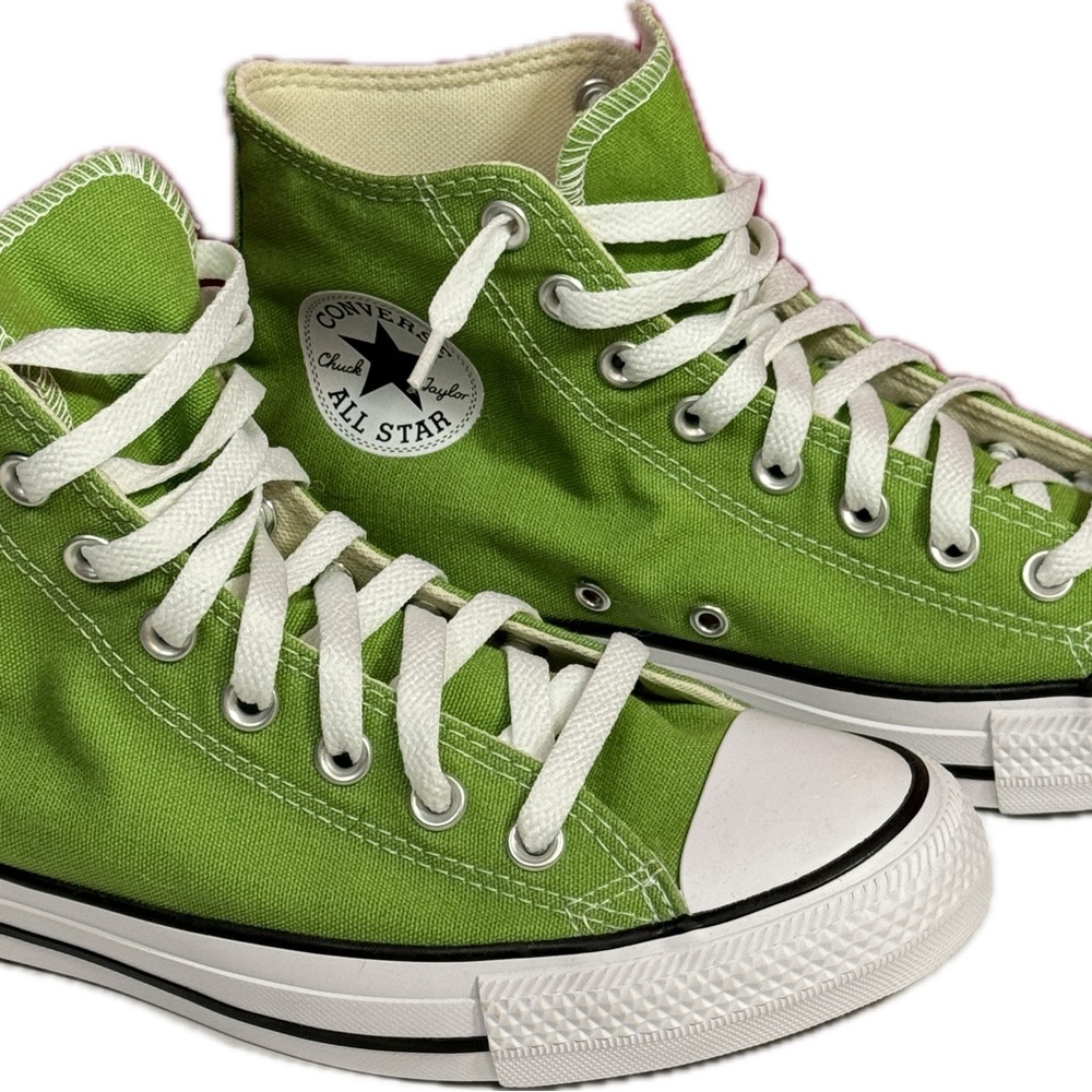 Converse Chuck Taylor All Star High Tops- Lime Green Size 7.5 Men’s 9.5 Women’s